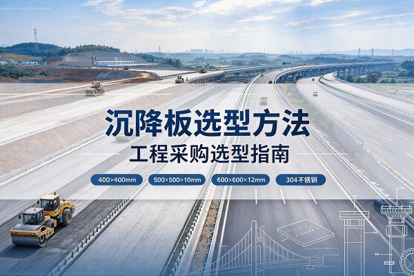 会宁沉降板选择方法