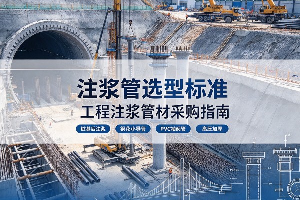 会宁注浆管选型标准